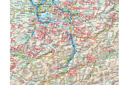Mapa de vuelo de los Alpes para parapentes y ala delta