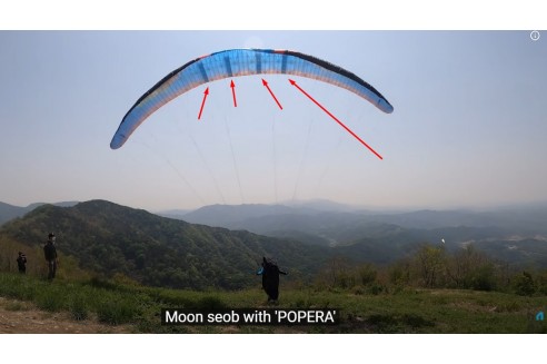 POPERA nuevo END - 2 bandas - Davinci Gliders