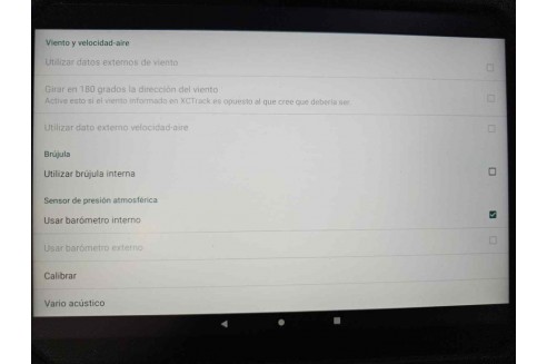 Variometro Android Tablet T80 Xctrack